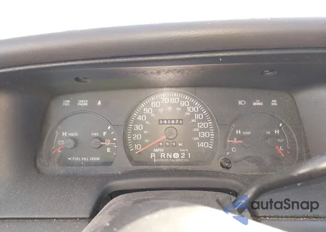 2003 Ford Crown Victoria Police из США, поврежденный, VIN 2FAFP71W93X160505